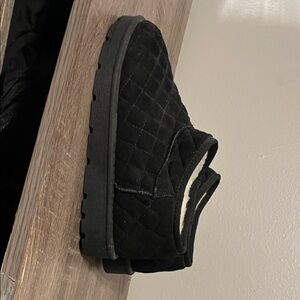 Comfort Code Black Quilted Men's Loafers